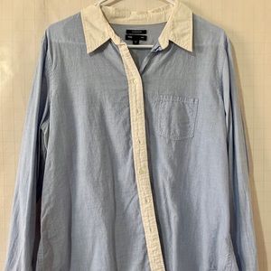 Gap XL Blue Button Down Shirt